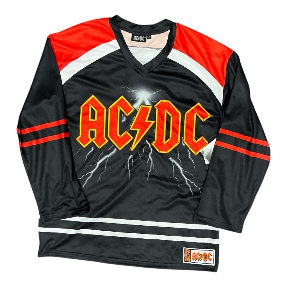 AC/DC - NWT - Black and Red Graphic Jersey